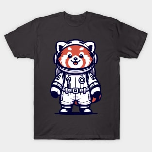 Cosmic Red Panda Astronaut T-Shirt